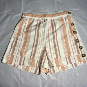 Striped summer shorts